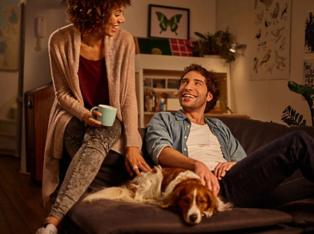 3x LED Lampen GU10 4,6W = 50W 355lm 2700K Warm 36° PHILIPS