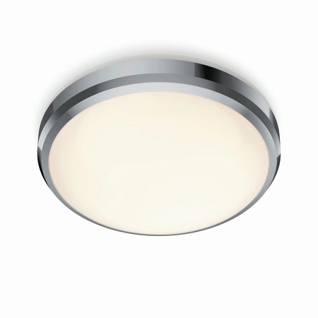 Plafond LED-Anbauleuchte DORIS 17W 2700K IP44 31cm Chrom PHILIPS