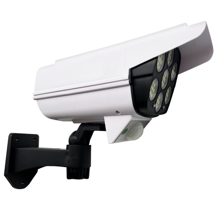 LED Solar Straßenlampe 6000K 300Lm Kamera mit Bewegungs- und Dämmerungssensor + PILOT Goldlux