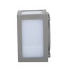LED-Wandleuchte 12W 6400K IP65 Cube Grey VT-822-G V-TAC