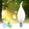 LED Lampen E14, Glühbirne Flame B35 7W = 60W 806lm 360° 4000K neutral Milch Glühfaden LUMILED