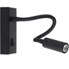 LED Wandleuchte Flexible Lesewandleuchte 3,3W 3000K Schwarz TONIL II KANLUX