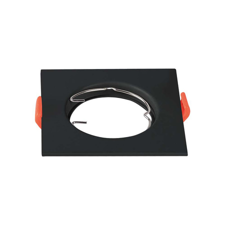 Deckenleuchte Unterputz GU10 Quadratisch Schwarz 2 Stück VT-930 V-TAC