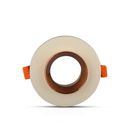 Deckeneinbauleuchte GU10 mit Öse rund Weiß/Roségold VT-862 V-TAC – 5 Jahre Garantie