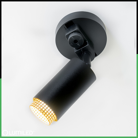 Gerader Steckverbinder für 1-Phasen-Stromschienen-System Schwarz LUMILED