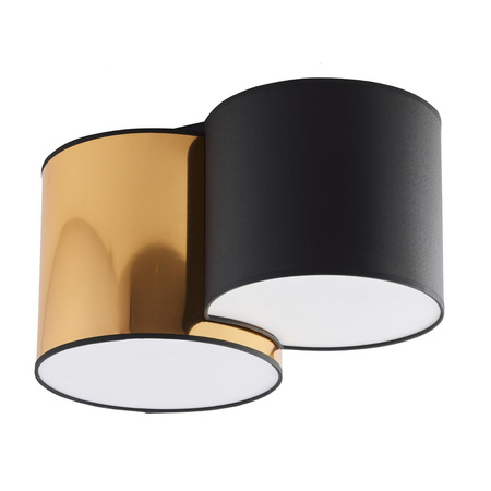 MONA BLACK/GOLD Plafond-Deckenleuchte Schwarz/Gold Modern 2xE27 3444 TK Lighting