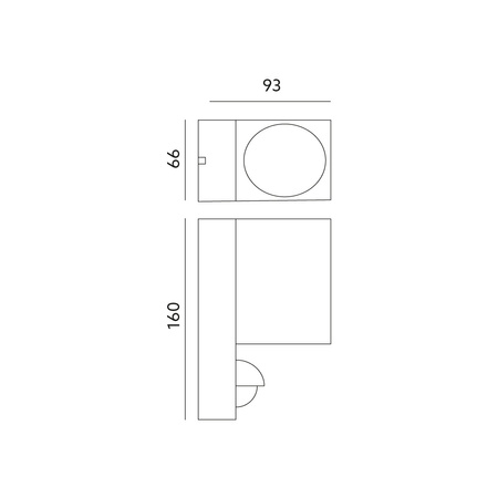 LED-Gartenleuchte QUAZAR 15 LxGU10 IP44 KOBI Schwarzer Sensor