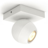 Spot Buckram LED-Wandleuchte Weiß 5W CCT PHILIPS HUE Bluetooth + Dimmschalter