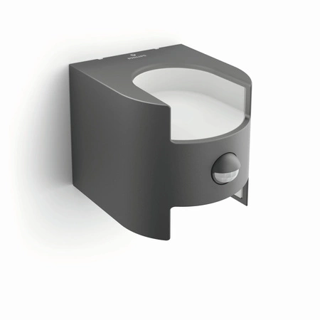 LED-Gartenlampe GRASS IR myGarden Elevation Wandleuchte 4,5W 2700K IP44 Up-Down mit Bewegungssensor Anthrazit PHILIPS