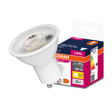 GU10 LED Leuchtmittel 5W = 50W 350lm 2700K Warm 36° OSRAM Value