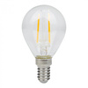 LED Birne Ball P45 E14 2W 240lm 2700K Warm FILAMENT Ecolight