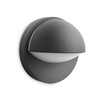 Gartenleuchte LED Wandleuchte JUNE myGarden E27 IP44 Rund Anthrazit PHILIPS