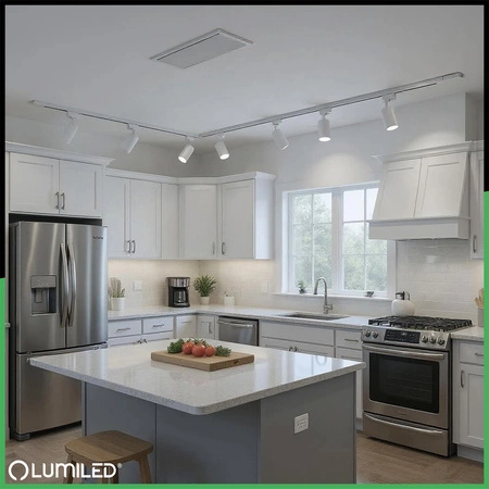 1-Phasen Strahler GU10, Schieneinstrahler Weiß SAGI LUMILED