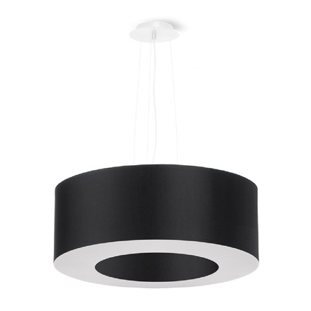 SATURNO LED Hängeleuchte 5xE27 Kronleuchter 50cm Schwarz SOLLUX