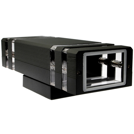 Double Elevation Gartenwandleuchte INEZ DUO LED 2xGU10 ALUMINIUM Schwarz IP54