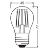 LED-Lampe P45 Ball E27 3.4W = 40W 470lm 2700K Warm CRI90 300° Filament Dimmbar SUPERSTAR PLUS CLASSIC Osram