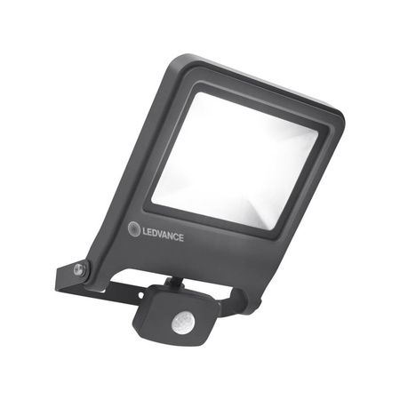 LED Fluter 50W 4500lm 3000K IP44 Grau mit Bewegungssensor LEDVANCE Flutlicht Endura