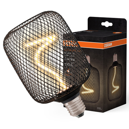 Dekorative LED-Lampe E27 3.5W = 14W 130lm 1800K Warm 320° Glühfaden Dimmbar Dekor Osram