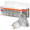 5x LED PAR16 Reflektor GU10 3.4W = 35W 230lm 2700K Warm CRI90 36° Dimmbar BASE Osram