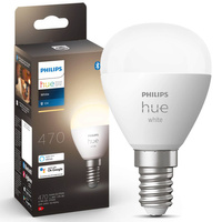 LED Kugel E14 P45 5.7W 2700K Warm PHILIPS HUE Weiß Bluetooth Zigbee Glühbirne