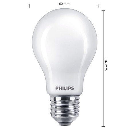 E27 LED Lampen 7W = 60W 806lm 4000K Neutral 300° PHILIPS