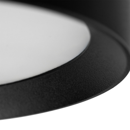 HALOGEN-Anbauleuchte SUNLA Tuba Gx53 LED Spot Wandleuchte Deckenzylinder Schwarz LUMILED