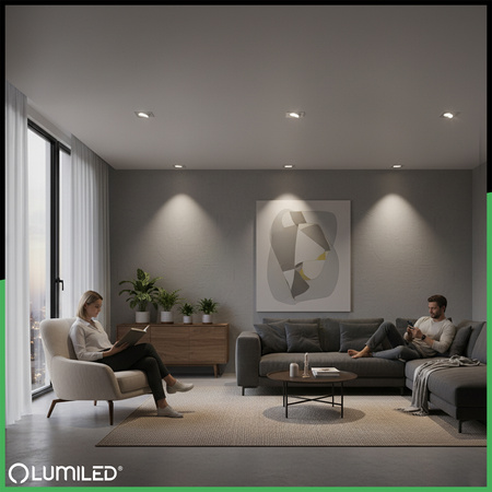 Halogen-Deckenleuchte Quadratisch Beweglich GU10 MR16 Silber TRIAM LUMILED