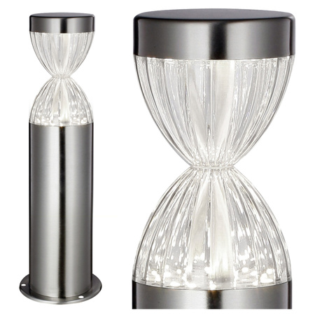 LED-Gartenlampe 6W 6500K Adria GOLDLUX (Polux) niedriges Silber