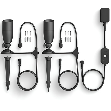 2x LED Garten Außenstrahler 10W RGB SMART WiFi WiZ