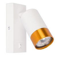 Wandlampe Reflektor Wandlampe Spot zum Lesen GU10 Weiß Gold Masterled