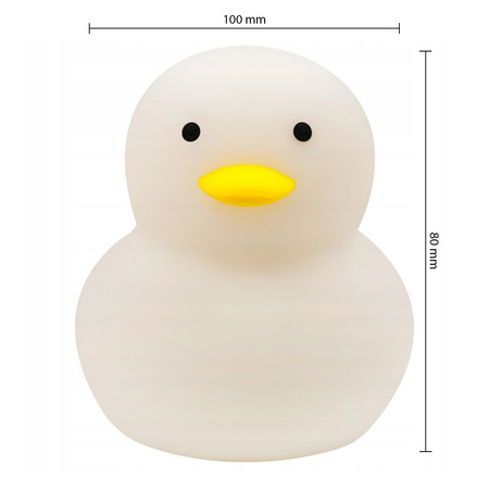 LED Kinder Schreibtisch Tisch Nachtlicht 0.4W 1lm RGB 360° Weiß IP67 Duck Masterled