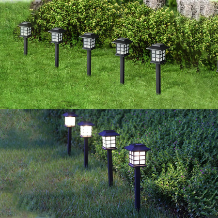 LANTERN DOMEK 4000K LED-Solar-Gartenlampe neutral