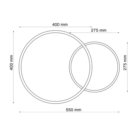 LED-Deckenleuchte 33W 2700lm 4000K Neutralweiß ROMAN Sanico Goldlux