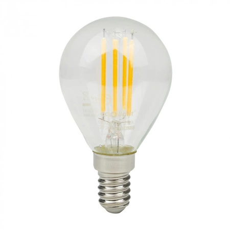 LED-Lampe Kugel P45 E14 6W 720lm 2700K warmweiß FILAMENT Ecolight