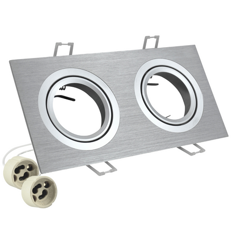 Deckenleuchte DOUBLE SOUTH OPAL GOLDLUX (Polux) SILBER G10