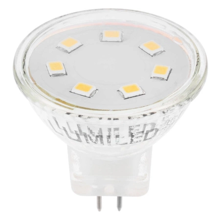 10x LED Lampen MR11, Glühbirne 12V 2.5W = 20W 220lm 120° 3000K warm LUMILED