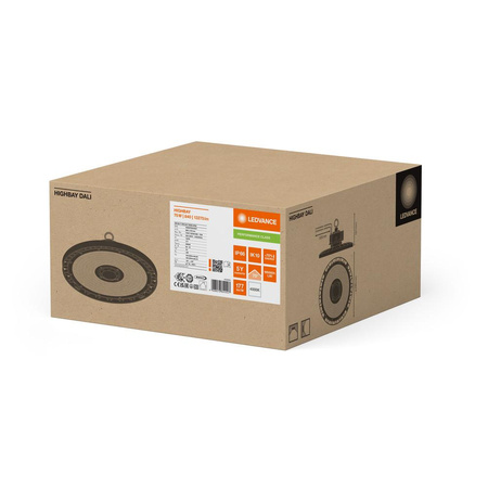 LED-Industrieleuchte 75W 13275lm 4000K Neutral Dimmbar Schwarz IP66 IK10 High Bay Gen 5 Ledvance