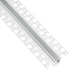Architektonisches Aluminium LED-Profil für Gipskartonplatten mit Klarglasabdeckung, 2m LUMILED