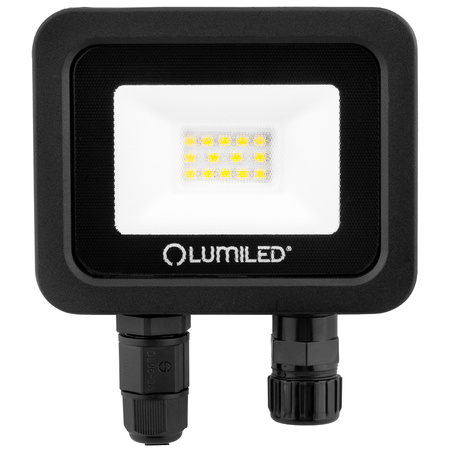 LED-Strahler 10W, LED-Flutlicht ZUME 11000lm 4000K IP65 Schwarz Advanced Lighting Series LUMILED
