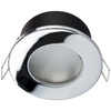 Einbaustrahler GU10, Einbauspot HALOGEN hermetisch für Badezimmer IP44 Chrom AQUA LUMILED