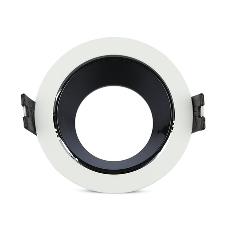 Deckeneinbauleuchte GU10 mit Öse rund weiß/schwarz VT-872 V-TAC