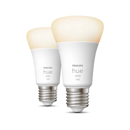 2PAK LED-Lampe E27 A60 9.5W 2700K Warm PHILIPS HUE Weiß Bluetooth Zigbee