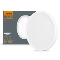 LED-Panel-Leuchte Aufbauleuchte Plafon 24W 2500lm 4000K Neutralweiß Videx