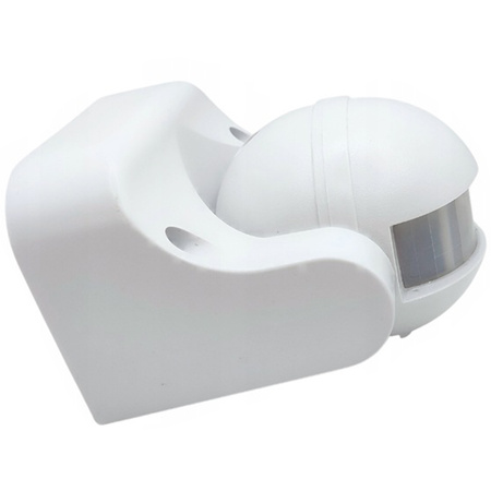 PIR-Bewegungs- und Dämmerungssensor 180° 12m IP44 Weiß