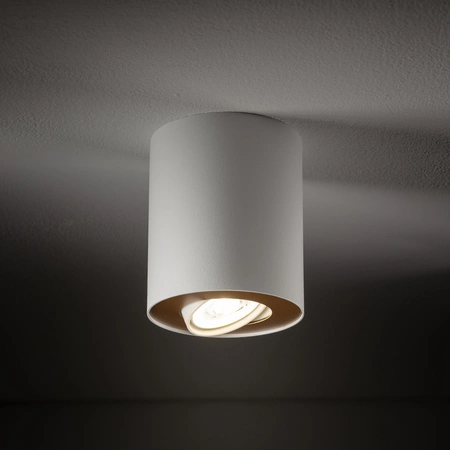 Deckenleuchte SET 8896 Nowodvorski Weiß und Gold GU10 Spot Tube Aufbaumontage Modern