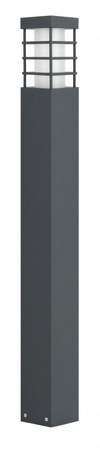 Außenstehende Gartenleuchte POST RADO II 1 DG E27 75cm Su-Ma