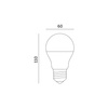 LED-Lampe E27 Ball 10W 950lm 6000K Kalt 270° Kobi