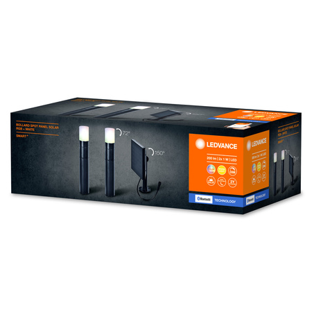 Intelligente Solar-Gartenlampe Reflektor RGB+W IP44 SMART+ BLUETOOTH LEDVANCE