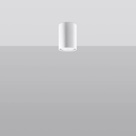 Aufbaustrahler LAGOS GU10 Halogen Spot Tuba 10cm Weiß SOLLUX