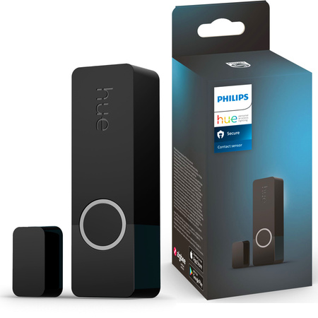 Tür öffnen/schließen Kontaktsensor Fenster Wireless Smart Kontaktsensor Schwarz PHILIPS HUE Zigbee